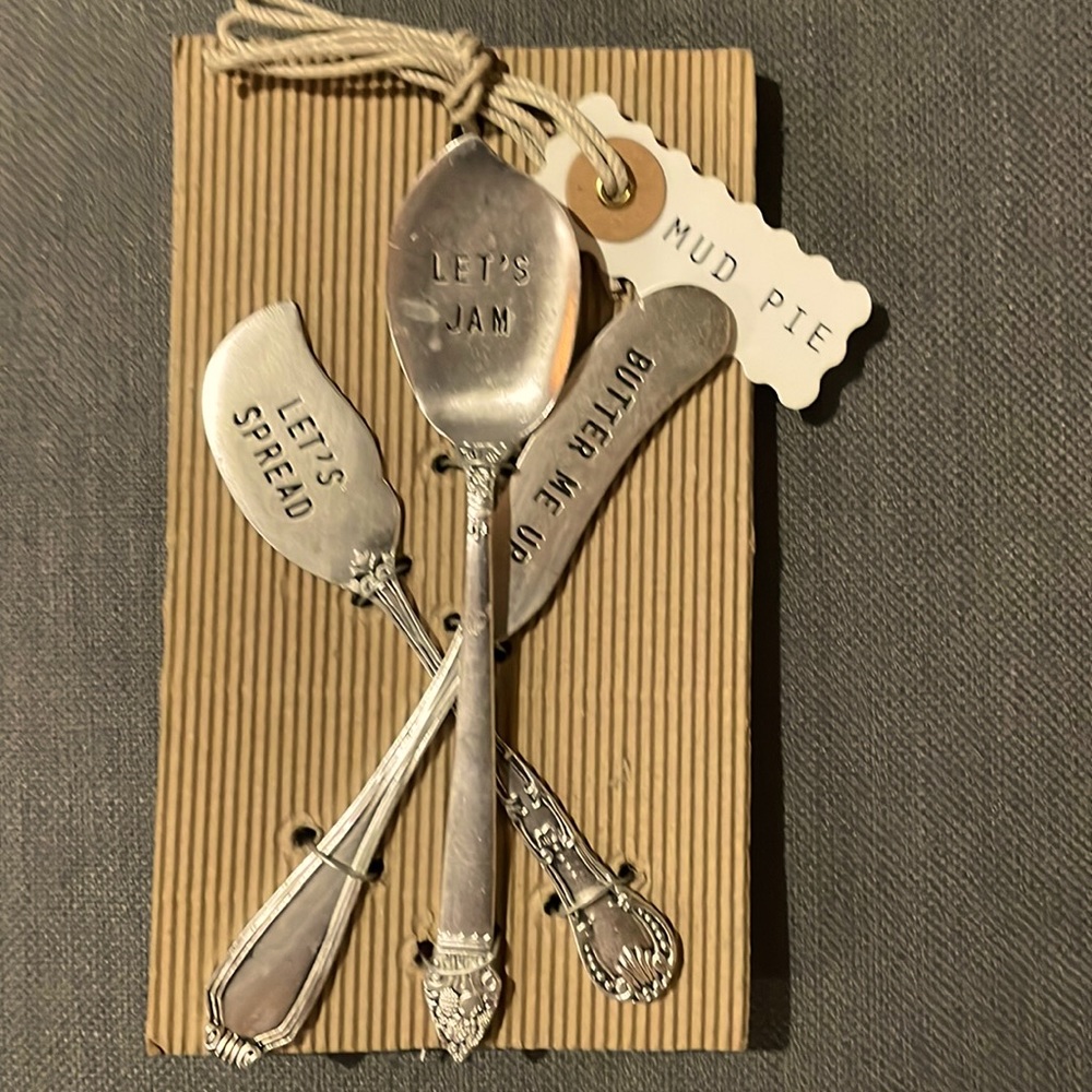 Mud Pie three piece spreader set